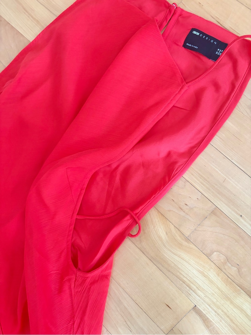 ASOS DESIGN square neck dropped waist maxi dress with pleated skirt - Picture 6 of 9